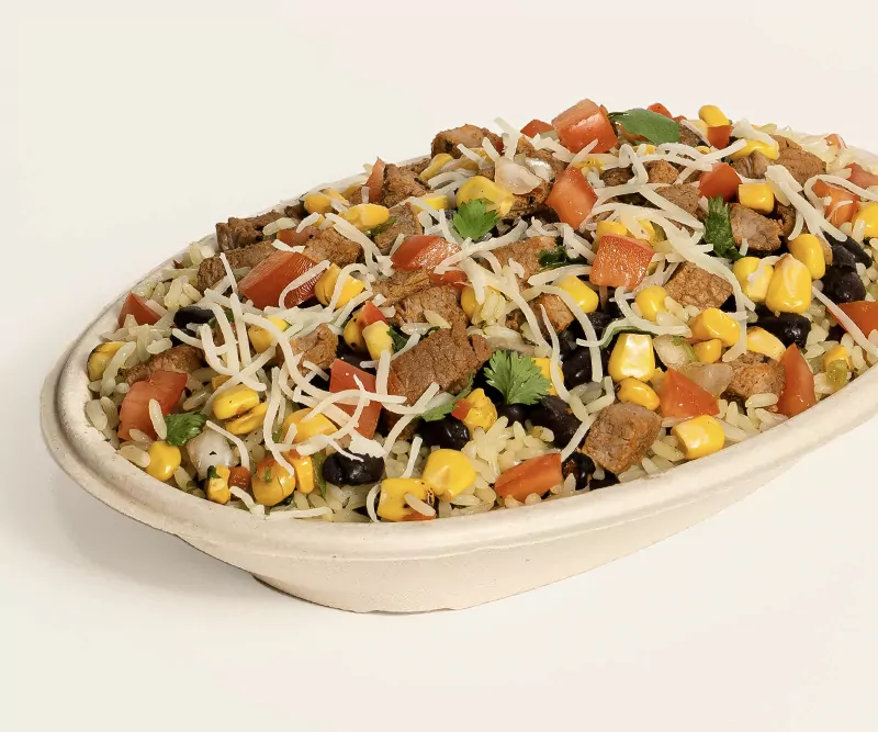 Pancheros bowl, burrito bowl, chicken bowl