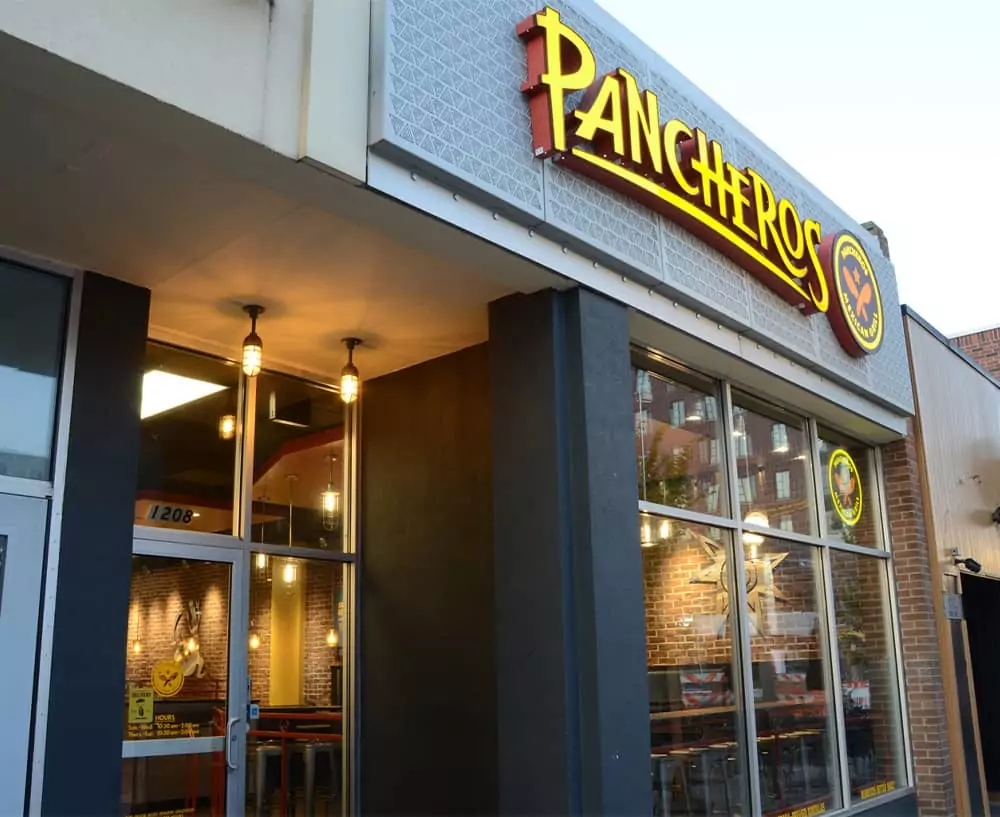 Pancheros Mexican Grill - Ann Arbor (University). Burritos Better Built and pepper-jacked queso in Ann Arbor, University Ave.