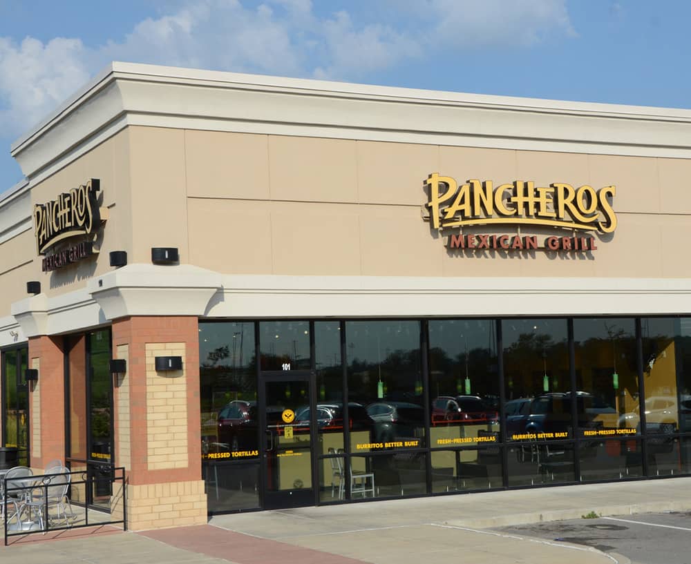Pancheros Mexican Grill - Columbia (Grindstone). Burritos Better Built and pepper-jacked queso in Columbia, MO (Grindstone).
