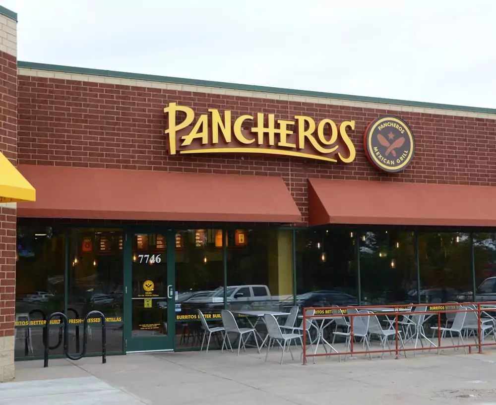 Pancheros Mexican Grill - Golden Valley. Burritos Better Built and pepper-jacked queso in Golden Valley.