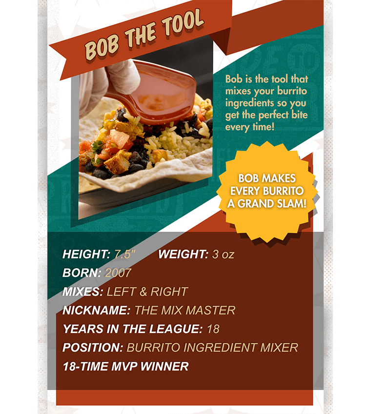 Bob the Tool Baseball Card stats